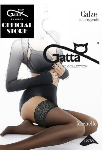 Michelle 20 Denier Gatta Hold-Ups Elegant with Lace Detailing